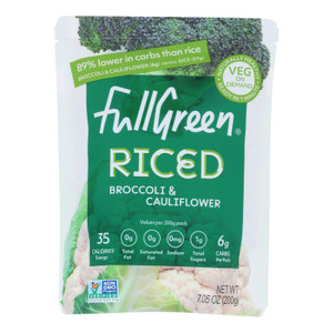 Fullgreen - Riced Veg Brocc/cauliflwr - Case Of 6-7.05 Oz Fullgreen - Riced Veg Brocc/cauliflwr - Case Of 6-7.05 Oz
