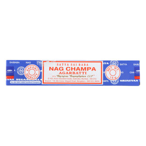 Sai Baba Nag Champa Agarbatti Incense - 15 G - Case Of 12 Sai Baba Nag Champa Agarbatti Incense - 15 G - Case Of 12