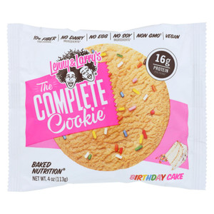 Lenny And Larry's The Complete Cookie Birthday Cake - Case Of 12 - 4 Oz Lenny And Larry's The Complete Cookie Birthday Cake - Case Of 12 - 4 Oz