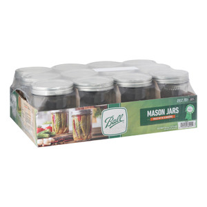Ball Canning Pint Wide Mouth Can - Case Of 1 - 12 Count Ball Canning Pint Wide Mouth Can - Case Of 1 - 12 Count