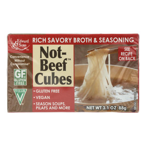 Edwards And Sons Natural Bouillon Cubes - Not Beef - 3.1 Oz - Case Of 12 Edwards And Sons Natural Bouillon Cubes - Not Beef - 3.1 Oz - Case Of 12