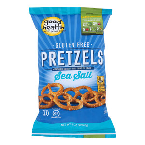 Good Health Pretzels - Sea Salt - Case Of 12 - 8 Oz Good Health Pretzels - Sea Salt - Case Of 12 - 8 Oz