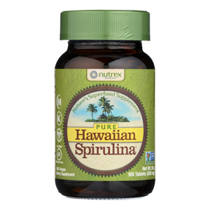 Nutrex Hawaii Pure Hawaiian Spirulina Pacifica - 500 Mg - 100 Tablets Nutrex Hawaii Pure Hawaiian Spirulina Pacifica - 500 Mg - 100 Tablets
