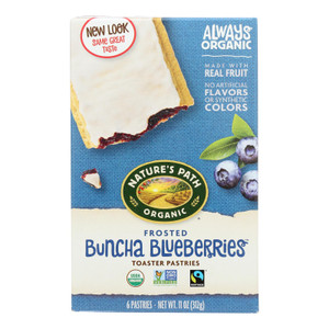 Nature's Path Organic Frosted Toaster Pastries - Buncha Blueberries - Case Of 12 - 11 Oz. Nature's Path Organic Frosted Toaster Pastries - Buncha Blueberries - Case Of 12 - 11 Oz.