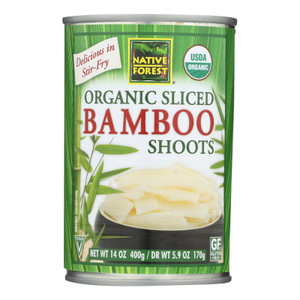 Native Forest Bamboo Shoots - Sliced - Case Of 6 - 14 Oz. Native Forest Bamboo Shoots - Sliced - Case Of 6 - 14 Oz.