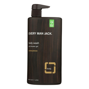 Every Man Jack Body Wash Sandalwood Body Wash - 1 Each - 33.8 Fl Oz. Every Man Jack Body Wash Sandalwood Body Wash - 1 Each - 33.8 Fl Oz.