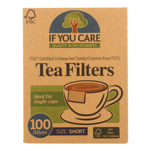 If You Care Fsc Certified Unbleached Tea Filters - Case Of 18 - 100 Ct If You Care Fsc Certified Unbleached Tea Filters - Case Of 18 - 100 Ct