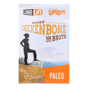 Lonolife Chicken Bone Broth - Case Of 6 - 4/.56 Oz Lonolife Chicken Bone Broth - Case Of 6 - 4/.56 Oz