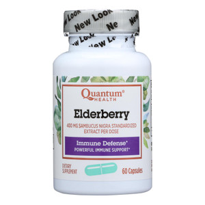 Quantum Elderberry Immune Defense Extract - 400 Mg - 60 Capsules Quantum Elderberry Immune Defense Extract - 400 Mg - 60 Capsules