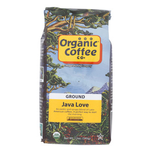 Organic Coffee Company Ground Coffee - Java Love - Case Of 6 - 12 Oz. Organic Coffee Company Ground Coffee - Java Love - Case Of 6 - 12 Oz.