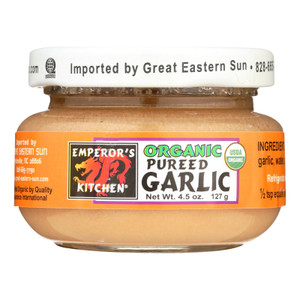 Emperor's Kitchen Organic Garlic - Pureed - Case Of 12 - 4.5 Oz. Emperor's Kitchen Organic Garlic - Pureed - Case Of 12 - 4.5 Oz.