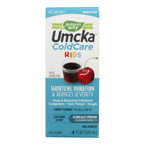 Nature's Way - Umcka Children Coldcare Syrup Cherry - 4 Fl Oz Nature's Way - Umcka Children Coldcare Syrup Cherry - 4 Fl Oz