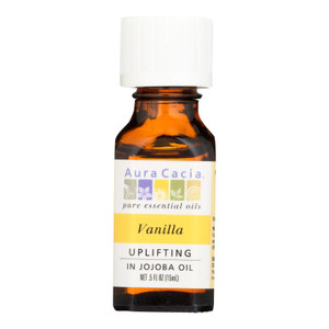 Aura Cacia - Vanilla In Jojoba Oil - 0.5 Fl Oz Aura Cacia - Vanilla In Jojoba Oil - 0.5 Fl Oz