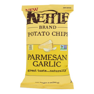 Kettle Brand - Chips Parmesan Garlic - Case Of 15 - 5 Oz Kettle Brand - Chips Parmesan Garlic - Case Of 15 - 5 Oz