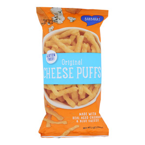 Barbara's Bakery - Baked Cheese Puffs - Original - Case Of 12 - 7 Oz. Barbara's Bakery - Baked Cheese Puffs - Original - Case Of 12 - 7 Oz.