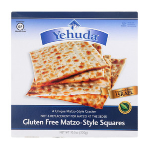 Yehuda Matzo Gluten Free Crackers - Case Of 12 - 10.5 Oz. Yehuda Matzo Gluten Free Crackers - Case Of 12 - 10.5 Oz.