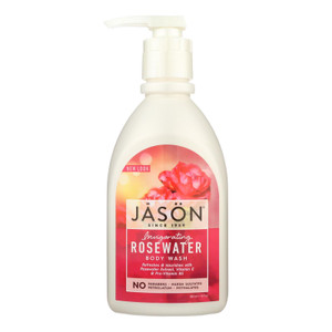 Jason Body Wash Pure Natural Invigorating Rosewater - 30 Fl Oz Jason Body Wash Pure Natural Invigorating Rosewater - 30 Fl Oz