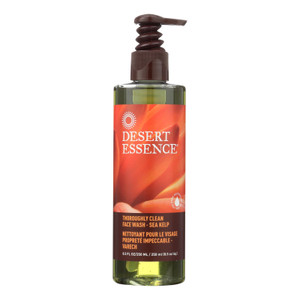 Desert Essence - Thoroughly Clean Face Wash With Eco Harvest Tea Tree Oil And Sea Kelp - 8.5 Fl Oz Desert Essence - Thoroughly Clean Face Wash With Eco Harvest Tea Tree Oil And Sea Kelp - 8.5 Fl Oz