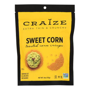 Craize - Corn Crisps Sweet Toasted - Case Of 6 - 4 Oz Craize - Corn Crisps Sweet Toasted - Case Of 6 - 4 Oz