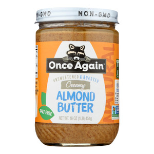 Once Again - Almond Butter Smth Ns - Case Of 6-16 Oz Once Again - Almond Butter Smth Ns - Case Of 6-16 Oz