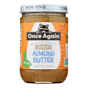 Once Again - Almond Butter Crunch Ns - Case Of 6-16 Oz Once Again - Almond Butter Crunch Ns - Case Of 6-16 Oz