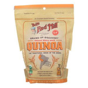 Bob's Red Mill Organic Whole Grain Quinoa - Case Of 4 - 26 Oz Bob's Red Mill Organic Whole Grain Quinoa - Case Of 4 - 26 Oz