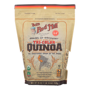 Bob's Red Mill Organic Whole Grain Tri-color Quinoa - Case Of 4 - 26 Oz Bob's Red Mill Organic Whole Grain Tri-color Quinoa - Case Of 4 - 26 Oz