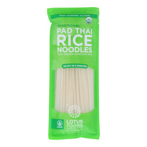 Lotus Foods Noodles - Organic - Traditional Pad Thai - Case Of 8 - 8 Oz Lotus Foods Noodles - Organic - Traditional Pad Thai - Case Of 8 - 8 Oz