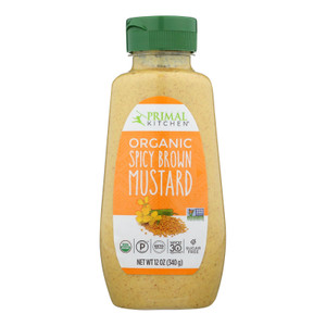 Primal Kitchen - Mustard Spicy Brown - Case Of 6-12 Oz Primal Kitchen - Mustard Spicy Brown - Case Of 6-12 Oz