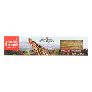 Andean Dream Gluten Free Organic Spaghetti Quinoa Pasta - Case Of 12 - 8 Oz. Andean Dream Gluten Free Organic Spaghetti Quinoa Pasta - Case Of 12 - 8 Oz.