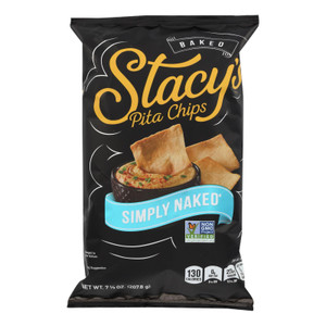 Stacy's Pita Chips Simply Naked Pita Chips - Case Of 12 - 7.33 Oz. Stacy's Pita Chips Simply Naked Pita Chips - Case Of 12 - 7.33 Oz.