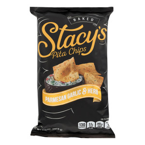 Stacy's Pita Chips Parmesan Garlic And Herb Pita Chips - Parmesan Garlic - Case Of 12 - 7.33 Oz. Stacy's Pita Chips Parmesan Garlic And Herb Pita Chips - Parmesan Garlic - Case Of 12 - 7.33 Oz.