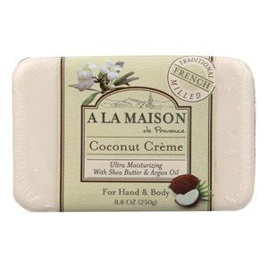 A La Maison - Bar Soap - Coconut Creme - 8.8 Oz A La Maison - Bar Soap - Coconut Creme - 8.8 Oz