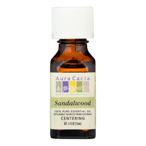 Aura Cacia - Essential Oil - Sandalwood - .5 Oz Aura Cacia - Essential Oil - Sandalwood - .5 Oz