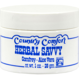 Country Comfort Herbal Savvy Comfrey Aloe Vera - 1 Oz Country Comfort Herbal Savvy Comfrey Aloe Vera - 1 Oz