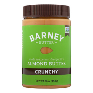 Barney Butter - Almond Butter - Crunchy - Case Of 6 - 16 Oz. Barney Butter - Almond Butter - Crunchy - Case Of 6 - 16 Oz.