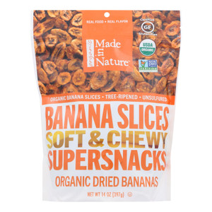 Made In Nature - Banana Dried - Case Of 6-12 Oz Made In Nature - Banana Dried - Case Of 6-12 Oz