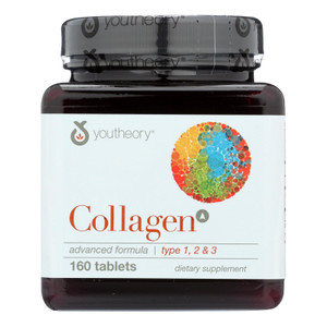 Youtheory Collagen - Type 1 And 2 And 3 - Advanced Formula - 160 Tablets Youtheory Collagen - Type 1 And 2 And 3 - Advanced Formula - 160 Tablets