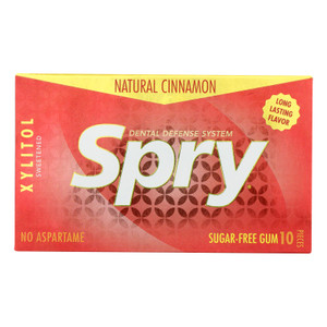 Spry Xylitol Gems - Cinnamon - Case Of 20 - 10 Count Spry Xylitol Gems - Cinnamon - Case Of 20 - 10 Count