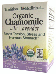 Organic Chamomile w/Lavender 16 BAGS Organic Chamomile w/Lavender 16 BAGS