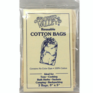 Reusable Cotton Teabags 3 PK Reusable Cotton Teabags 3 PK