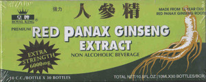 Red Panax Ginseng Alcohol free 6000 mg 30 VIAL Red Panax Ginseng Alcohol free 6000 mg 30 VIAL
