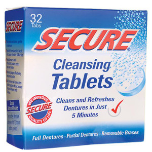 Denture Adhesive Cleanser 32 TAB Denture Adhesive Cleanser 32 TAB
