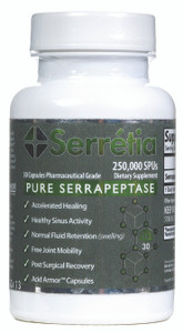 Serretia 250000 SPU Serrapeptase 30 CAP Serretia 250000 SPU Serrapeptase 30 CAP