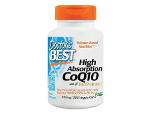 CoQ10 w/BioPerine 100 mg 360 VGC CoQ10 w/BioPerine 100 mg 360 VGC
