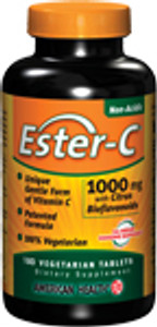 Ester C 1000mg w/Citrus Bioflavins 180 VGT Ester C 1000mg w/Citrus Bioflavins 180 VGT
