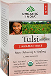 Tulsi Cinnamon Rose Tea 18 CT Tulsi Cinnamon Rose Tea 18 CT