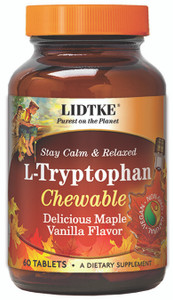 L Tryptophan Maple Vanilla Chewable 60 TAB L Tryptophan Maple Vanilla Chewable 60 TAB