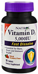 Vitamin D3 5000IU Fast Dissolve 90 TAB Vitamin D3 5000IU Fast Dissolve 90 TAB