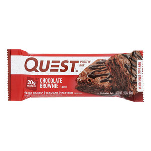 Quest Bar - Chocolate Brownie - 2.12 Oz - Case Of 12 Quest Bar - Chocolate Brownie - 2.12 Oz - Case Of 12